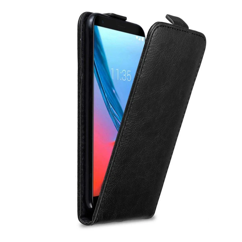 Cadorabo Hülle kompatibel mit ZTE Blade V9 Schutzhülle im Flip Design mit Magnetverschluss