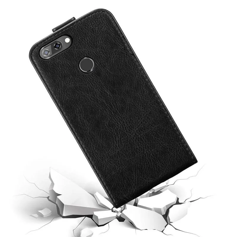 Cadorabo Hülle kompatibel mit ZTE Blade V9 Schutzhülle im Flip Design mit Magnetverschluss