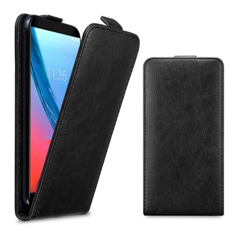 Cadorabo Hülle kompatibel mit ZTE Blade V9 Schutzhülle im Flip Design mit Magnetverschluss