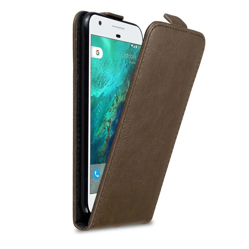 Cadorabo Hülle kompatibel mit Google PIXEL Schutzhülle im Flip Design mit Magnetverschluss