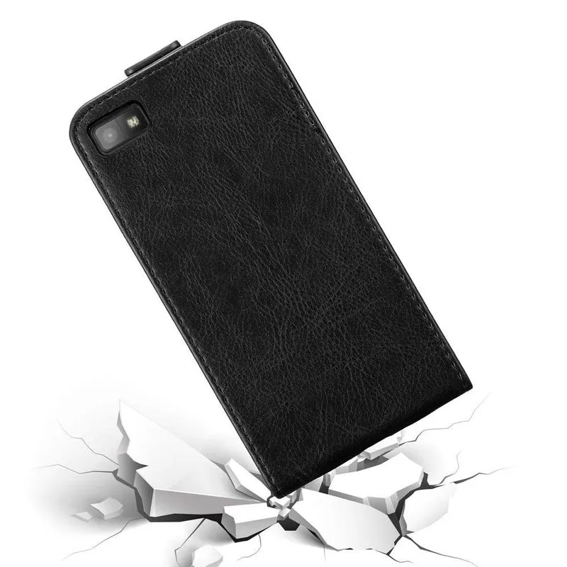 Cadorabo Hülle kompatibel mit Blackberry Z10 Schutzhülle im Flip Design mit Magnetverschluss