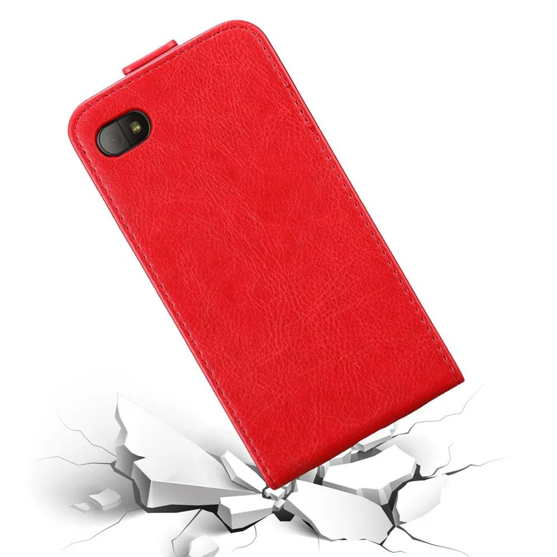 Cadorabo Hülle kompatibel mit Blackberry Q10 Schutzhülle im Flip Design mit Magnetverschluss
