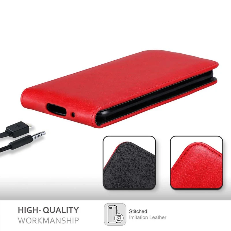 Cadorabo Hülle kompatibel mit Blackberry Q10 Schutzhülle im Flip Design mit Magnetverschluss
