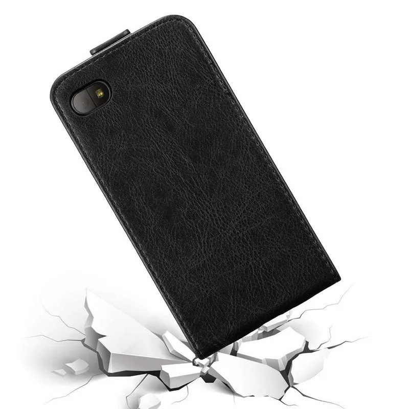 Cadorabo Hülle kompatibel mit Blackberry Q10 Schutzhülle im Flip Design mit Magnetverschluss
