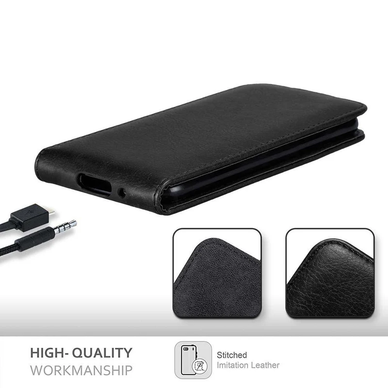 Cadorabo Hülle kompatibel mit Blackberry Q10 Schutzhülle im Flip Design mit Magnetverschluss