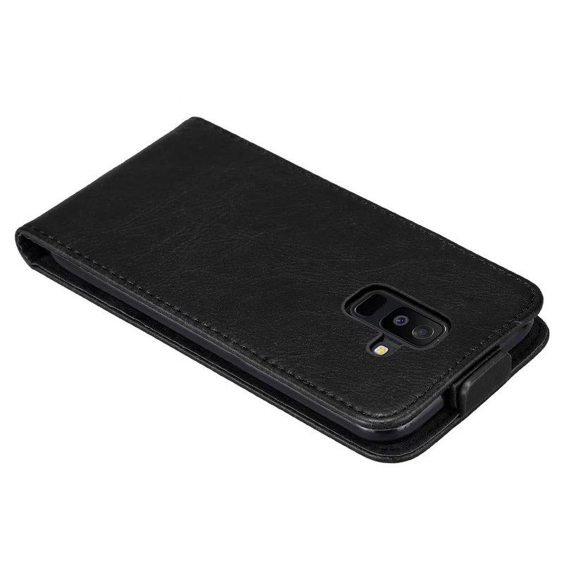 Cadorabo Hülle kompatibel mit Samsung Galaxy A6 PLUS 2018 Schutzhülle im Flip Design mit Magnetverschluss
