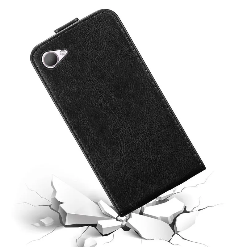 Cadorabo Hülle kompatibel mit HTC Desire 12 Schutzhülle im Flip Design mit Magnetverschluss