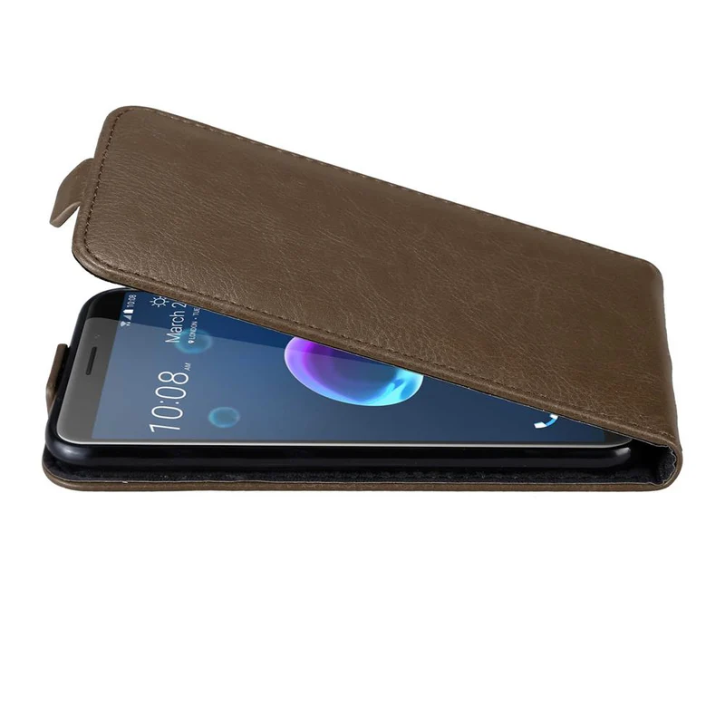 Cadorabo Hülle kompatibel mit HTC Desire 12 Schutzhülle im Flip Design mit Magnetverschluss