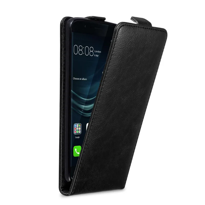 Cadorabo Hülle kompatibel mit Huawei P9 PLUS Schutzhülle im Flip Design mit Magnetverschluss