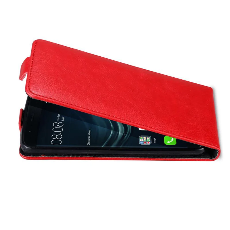 Cadorabo Hülle kompatibel mit Huawei P9 PLUS Schutzhülle im Flip Design mit Magnetverschluss