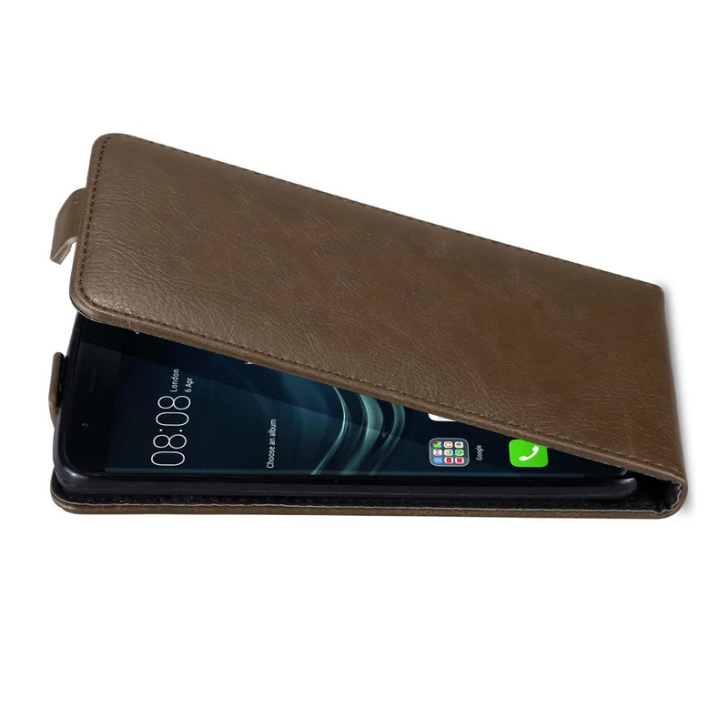 Cadorabo Hülle kompatibel mit Huawei P9 PLUS Schutzhülle im Flip Design mit Magnetverschluss