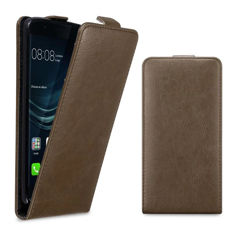 Cadorabo Hülle kompatibel mit Huawei P9 PLUS Schutzhülle im Flip Design mit Magnetverschluss
