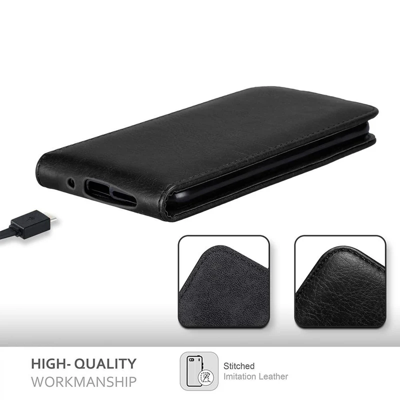 Cadorabo Hülle kompatibel mit Huawei MATE 10 PRO Schutzhülle im Flip Design mit Magnetverschluss