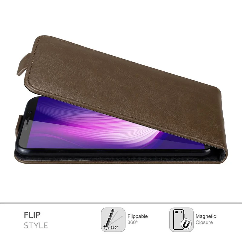 Cadorabo Hülle kompatibel mit Cubot NOVA Schutzhülle im Flip Design mit Magnetverschluss
