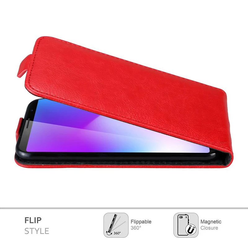 Cadorabo Hülle kompatibel mit Cubot POWER Schutzhülle im Flip Design mit Magnetverschluss