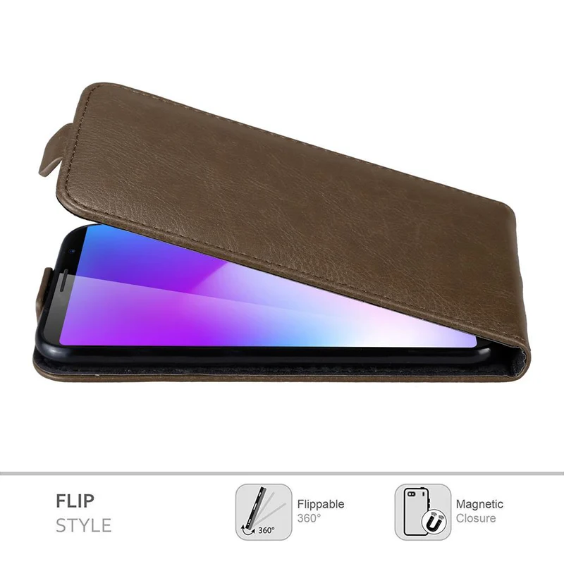 Cadorabo Hülle kompatibel mit Cubot POWER Schutzhülle im Flip Design mit Magnetverschluss