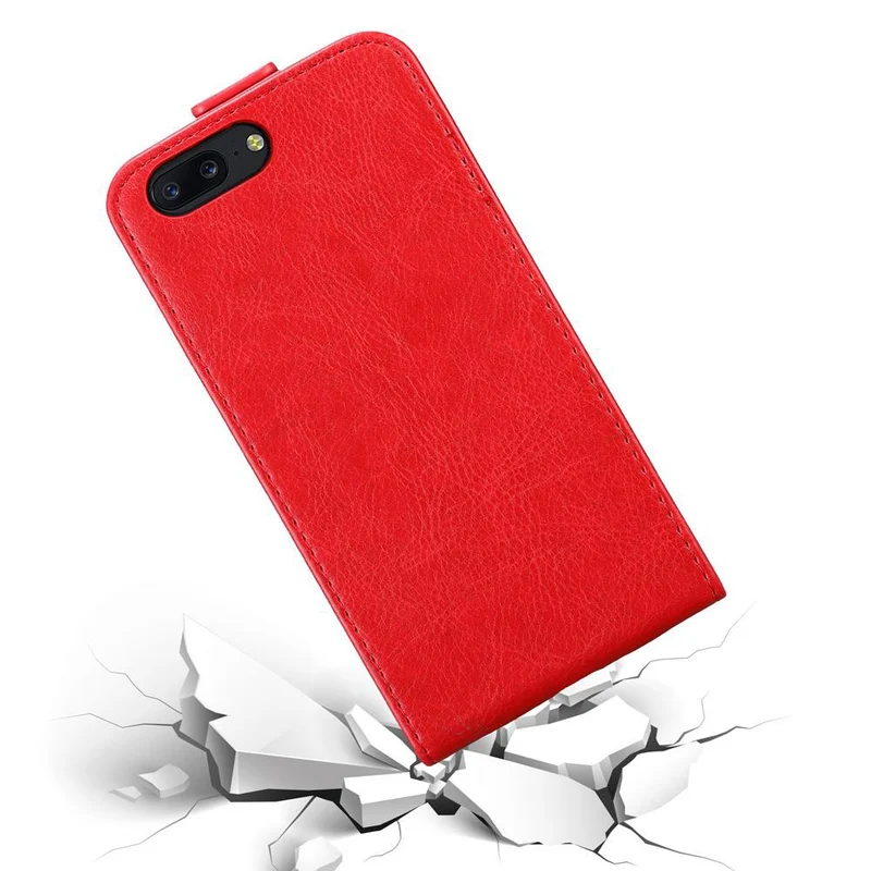 Cadorabo Hülle kompatibel mit OnePlus 5 Schutzhülle im Flip Design mit Magnetverschluss