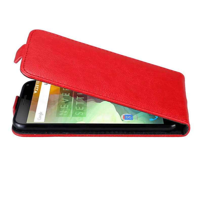 Cadorabo Hülle kompatibel mit OnePlus 2 Schutzhülle im Flip Design mit Magnetverschluss
