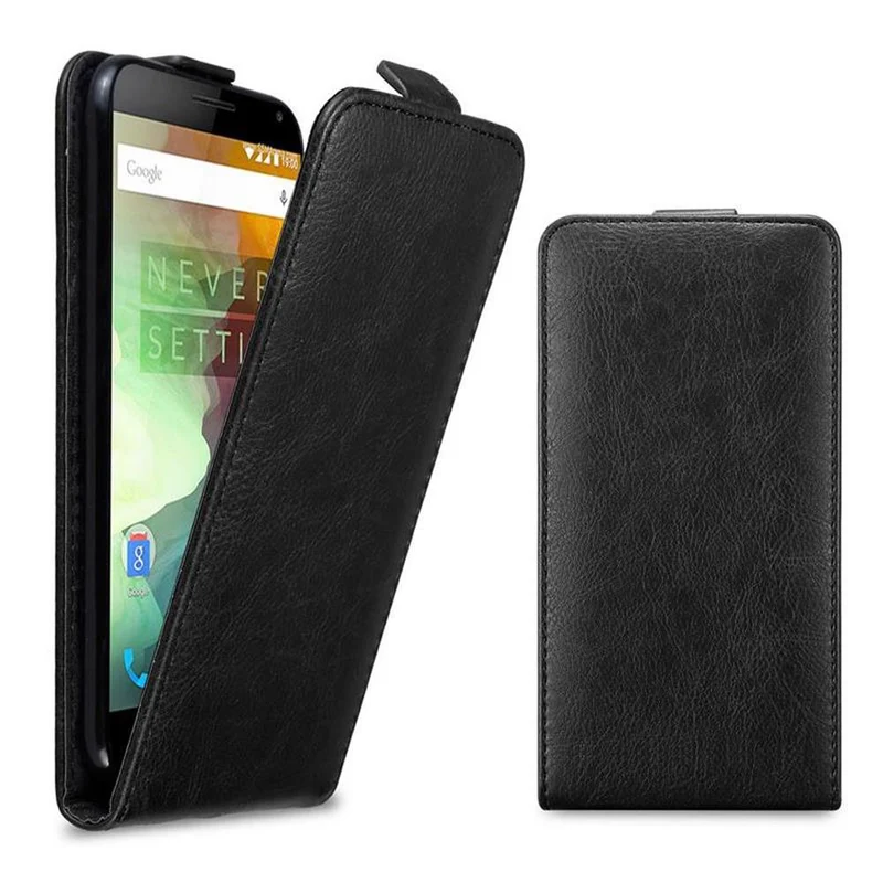 Cadorabo Hülle kompatibel mit OnePlus 2 Schutzhülle im Flip Design mit Magnetverschluss