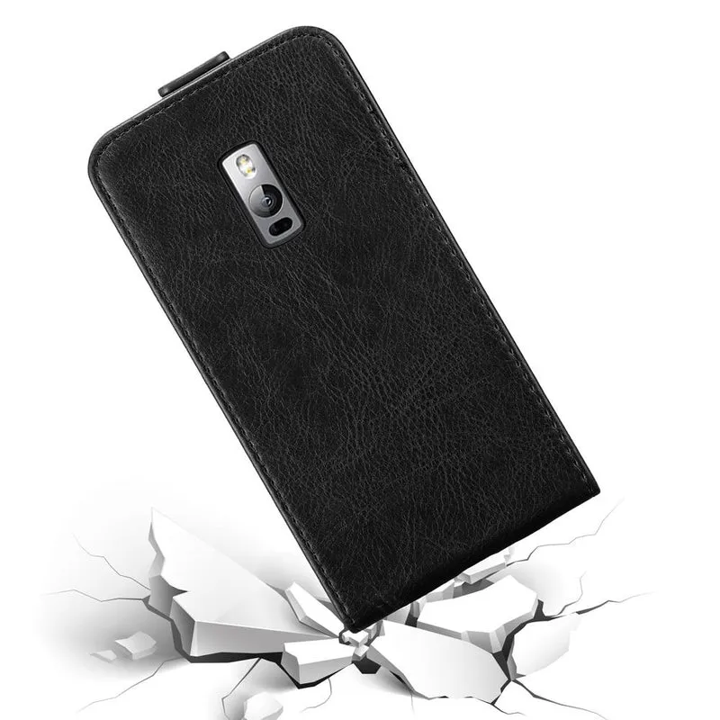 Cadorabo Hülle kompatibel mit OnePlus 2 Schutzhülle im Flip Design mit Magnetverschluss