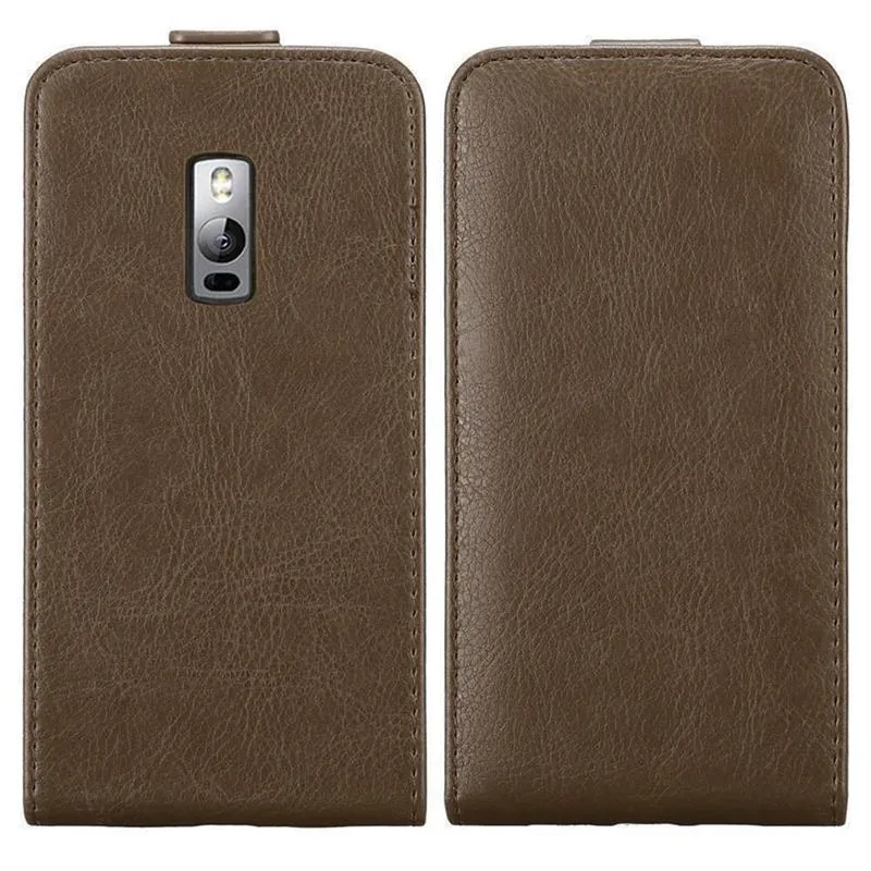 Cadorabo Hülle kompatibel mit OnePlus 2 Schutzhülle im Flip Design mit Magnetverschluss