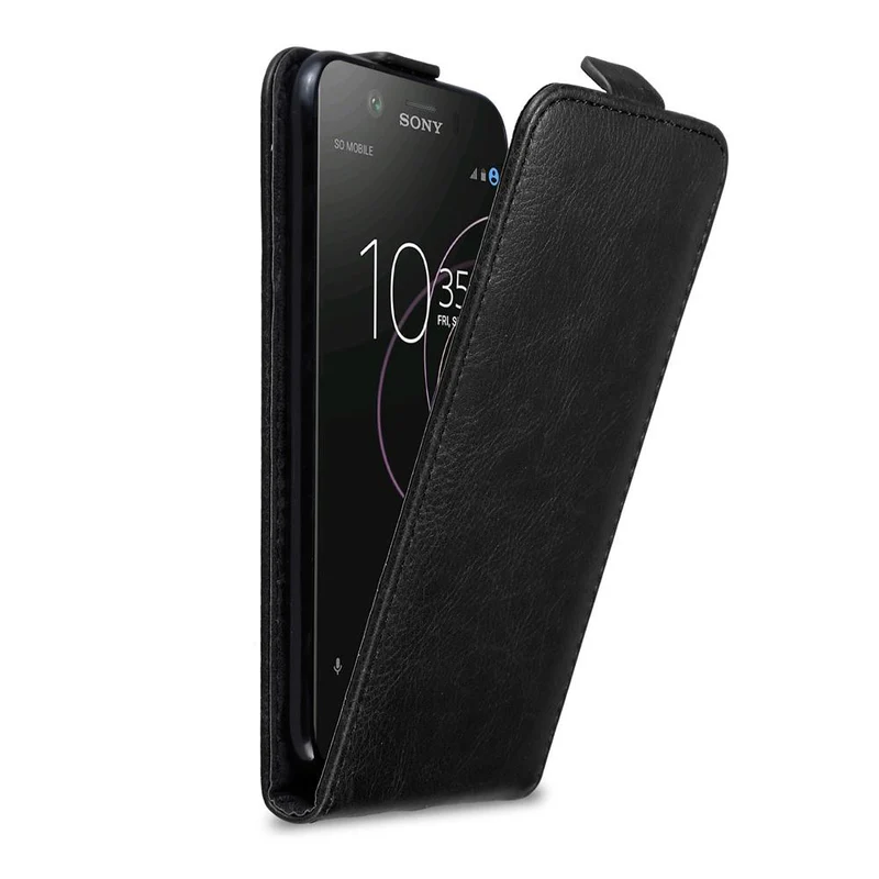 Cadorabo Hülle kompatibel mit Sony Xperia XZ1 Schutzhülle im Flip Design mit Magnetverschluss