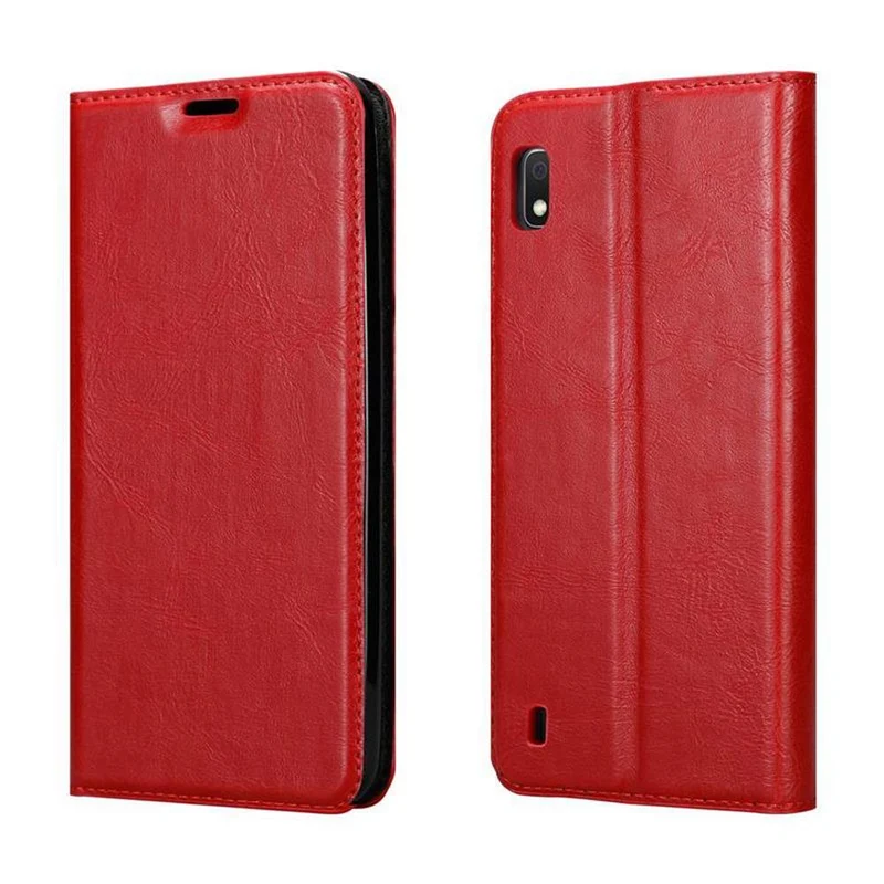 Cadorabo Hülle kompatibel mit Samsung Galaxy A10 / M10 Schutzhülle mit Magnetverschluss, Standfunktion und Kartenfach