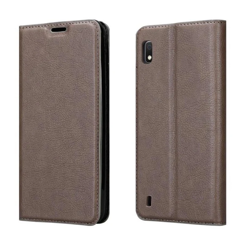 Cadorabo Hülle kompatibel mit Samsung Galaxy A10 / M10 Schutzhülle mit Magnetverschluss, Standfunktion und Kartenfach