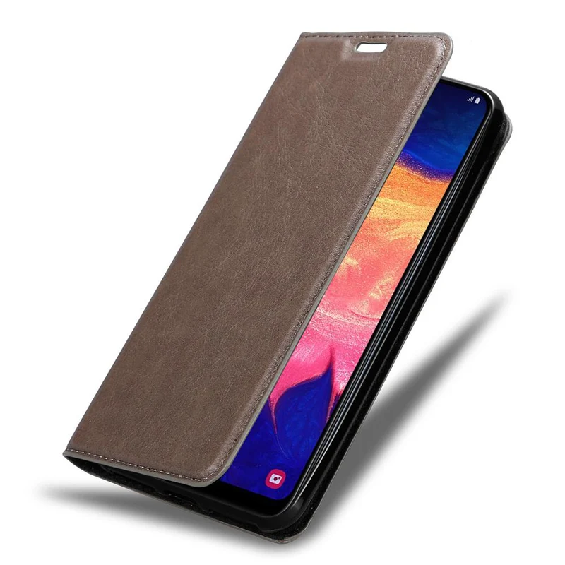 Cadorabo Hülle kompatibel mit Samsung Galaxy A10 / M10 Schutzhülle mit Magnetverschluss, Standfunktion und Kartenfach
