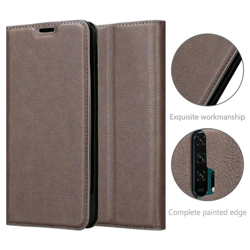 Cadorabo Hülle kompatibel mit Honor 20 PRO Schutzhülle mit Magnetverschluss, Standfunktion und Kartenfach