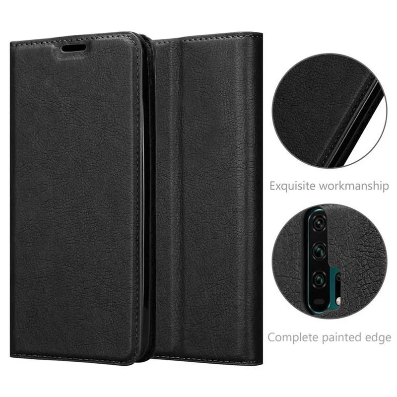 Cadorabo Hülle kompatibel mit Honor 20 PRO Schutzhülle mit Magnetverschluss, Standfunktion und Kartenfach