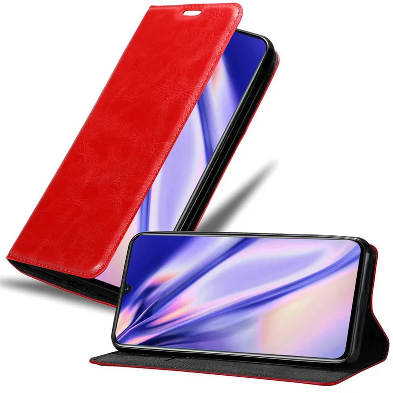 Cadorabo Hülle kompatibel mit MEIZU NOTE 9 Schutzhülle mit Magnetverschluss, Standfunktion und Kartenfach