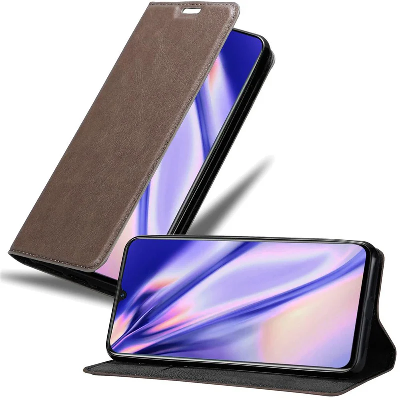 Cadorabo Hülle kompatibel mit MEIZU NOTE 9 Schutzhülle mit Magnetverschluss, Standfunktion und Kartenfach