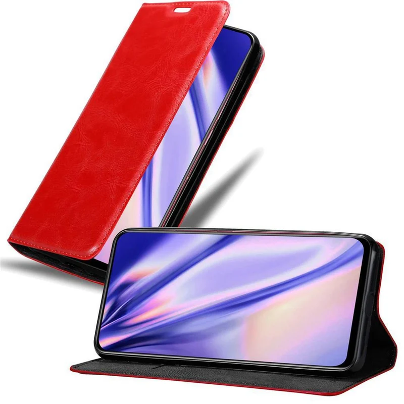 Cadorabo Hülle kompatibel mit Vivo V15 Schutzhülle mit Magnetverschluss, Standfunktion und Kartenfach