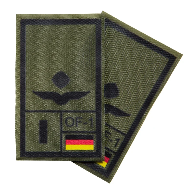 BW Rangabzeichen International bedruckt Luftwaffe Klett für KBS SK