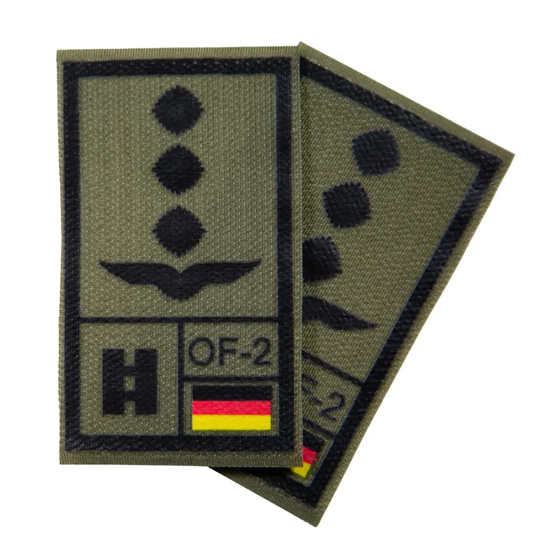BW Rangabzeichen International bedruckt Luftwaffe Klett für KBS SK
