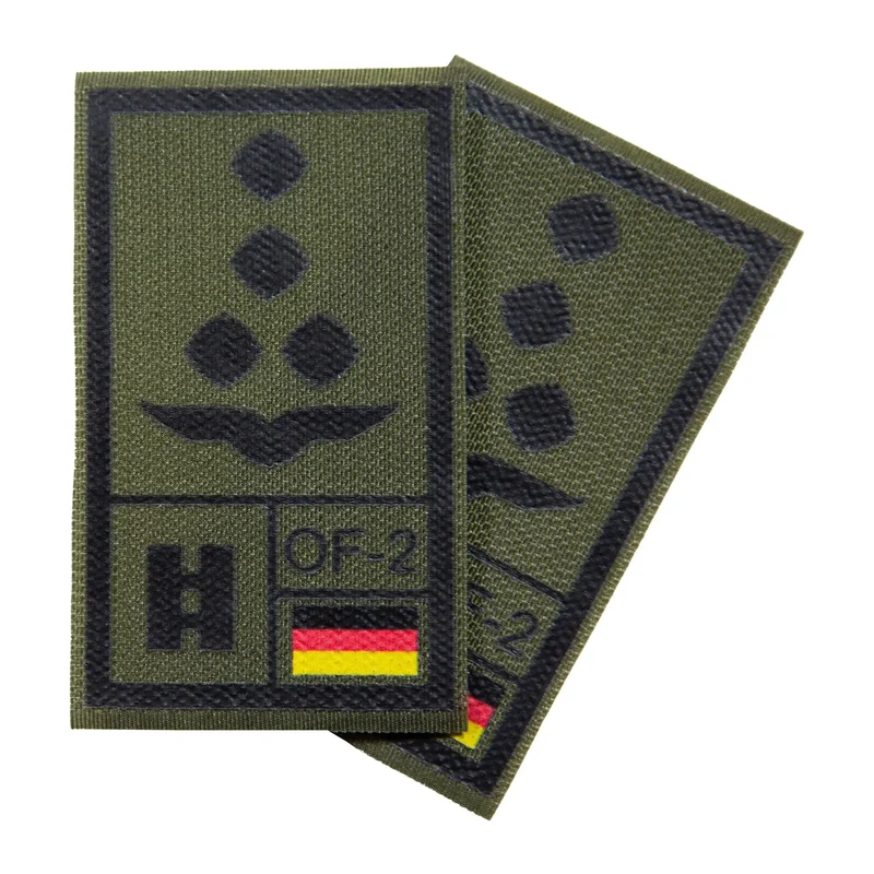 BW Rangabzeichen International bedruckt Luftwaffe Klett für KBS SK