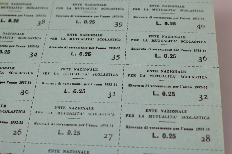 Karte des National Educational Mutuality Board 1932/33