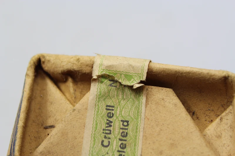 „Cruwell – Haus Edel“ 50-Gramm-Packung Tabak aus den 40er Jahren