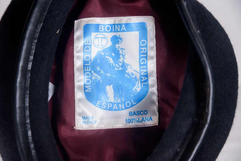 Schwarze Baskenmütze EI 80er Jahre