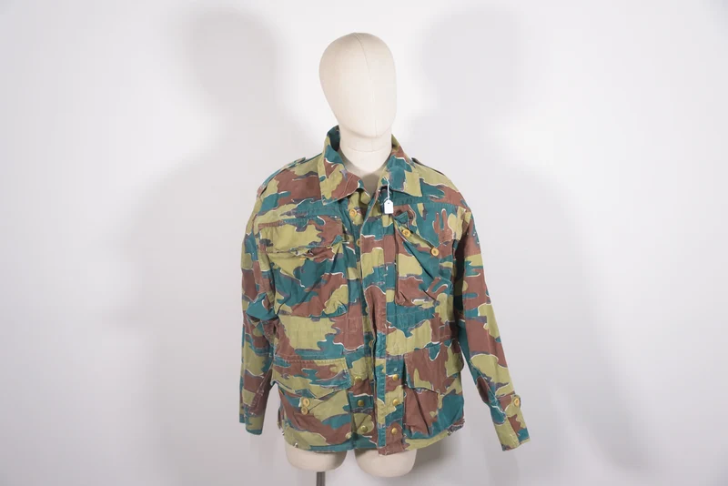 Belgische „Denison Smoke“-Camouflagejacke aus den 50er Jahren