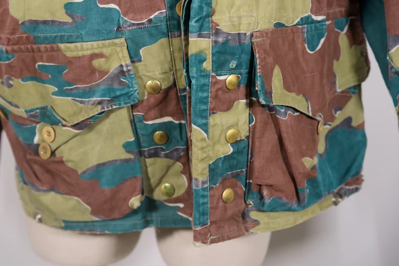 Belgische „Denison Smoke“-Camouflagejacke aus den 50er Jahren