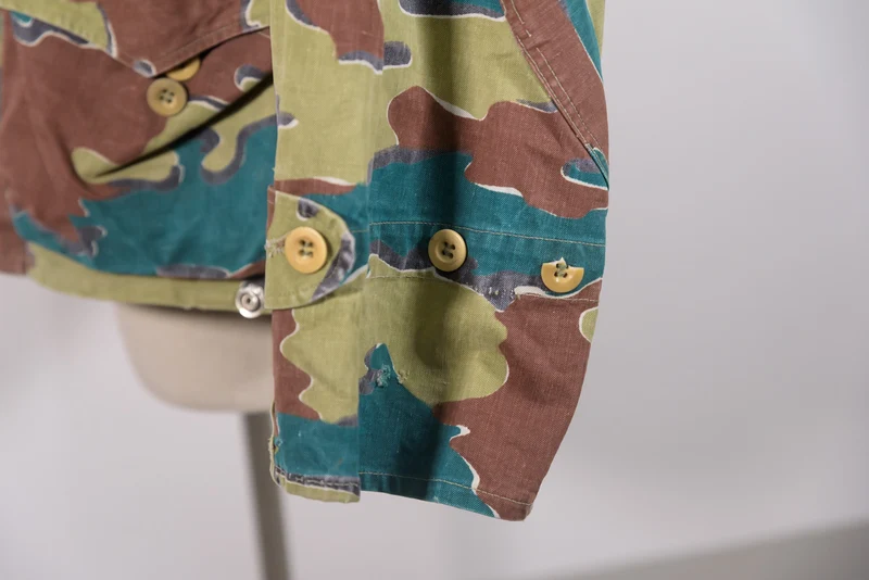 Belgische „Denison Smoke“-Camouflagejacke aus den 50er Jahren