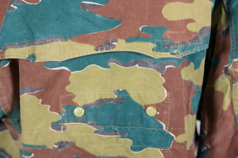 Belgische „Denison Smoke“-Camouflagejacke aus den 50er Jahren