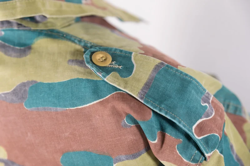 Belgische „Denison Smoke“-Camouflagejacke aus den 50er Jahren