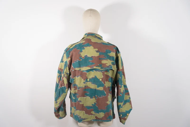 Belgische „Denison Smoke“-Camouflagejacke aus den 50er Jahren