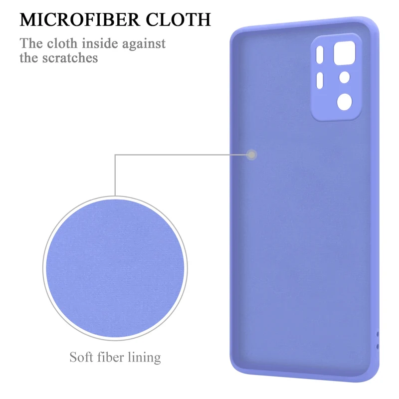 Cadorabo Hülle kompatibel mit Xiaomi POCO X3 GT Schutzhülle aus flexiblem TPU Silikon mit Ring