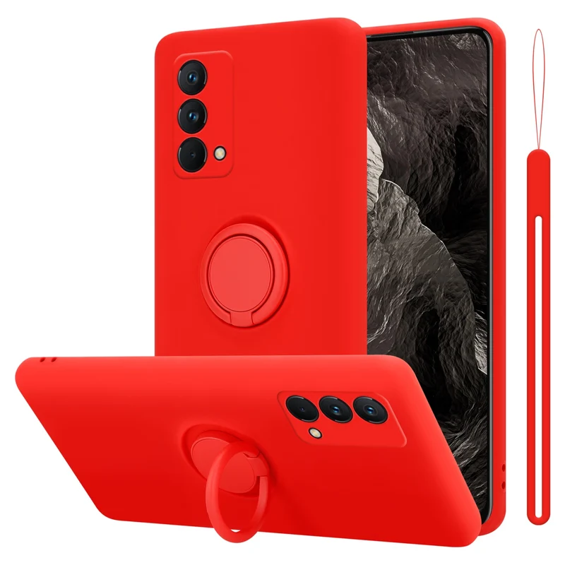 Cadorabo Hülle kompatibel mit Realme GT Master Schutzhülle aus flexiblem TPU Silikon mit Ring