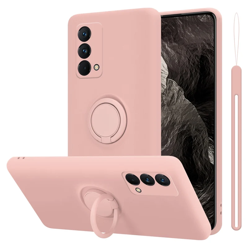 Cadorabo Hülle kompatibel mit Realme GT Master Schutzhülle aus flexiblem TPU Silikon mit Ring