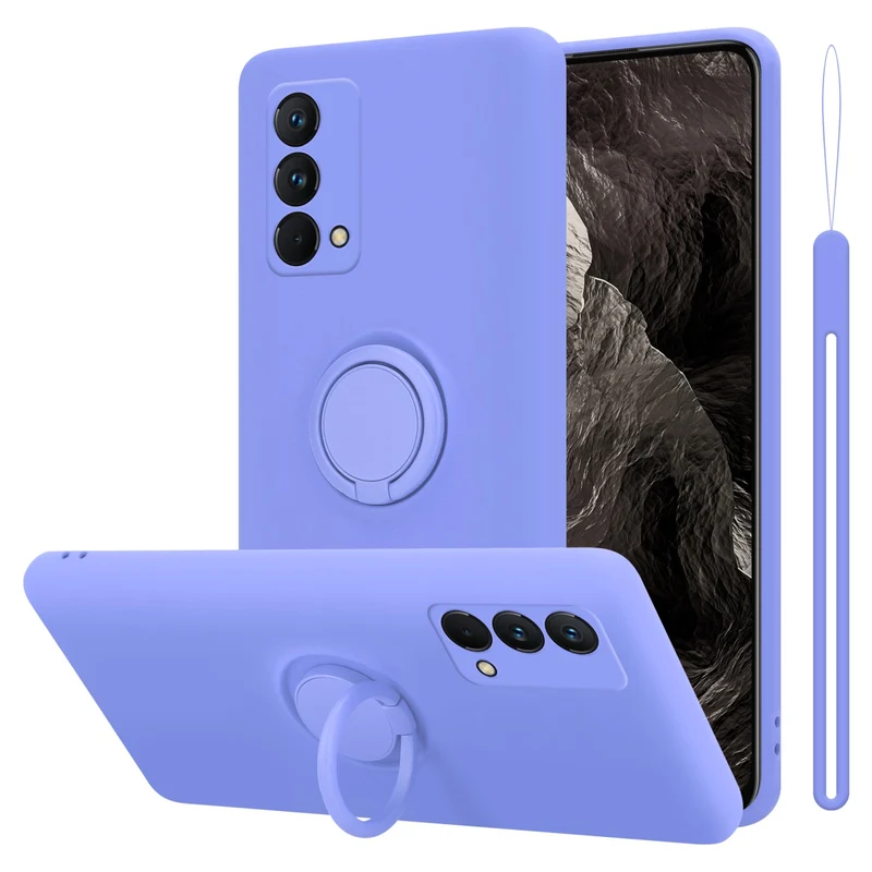 Cadorabo Hülle kompatibel mit Realme GT Master Schutzhülle aus flexiblem TPU Silikon mit Ring